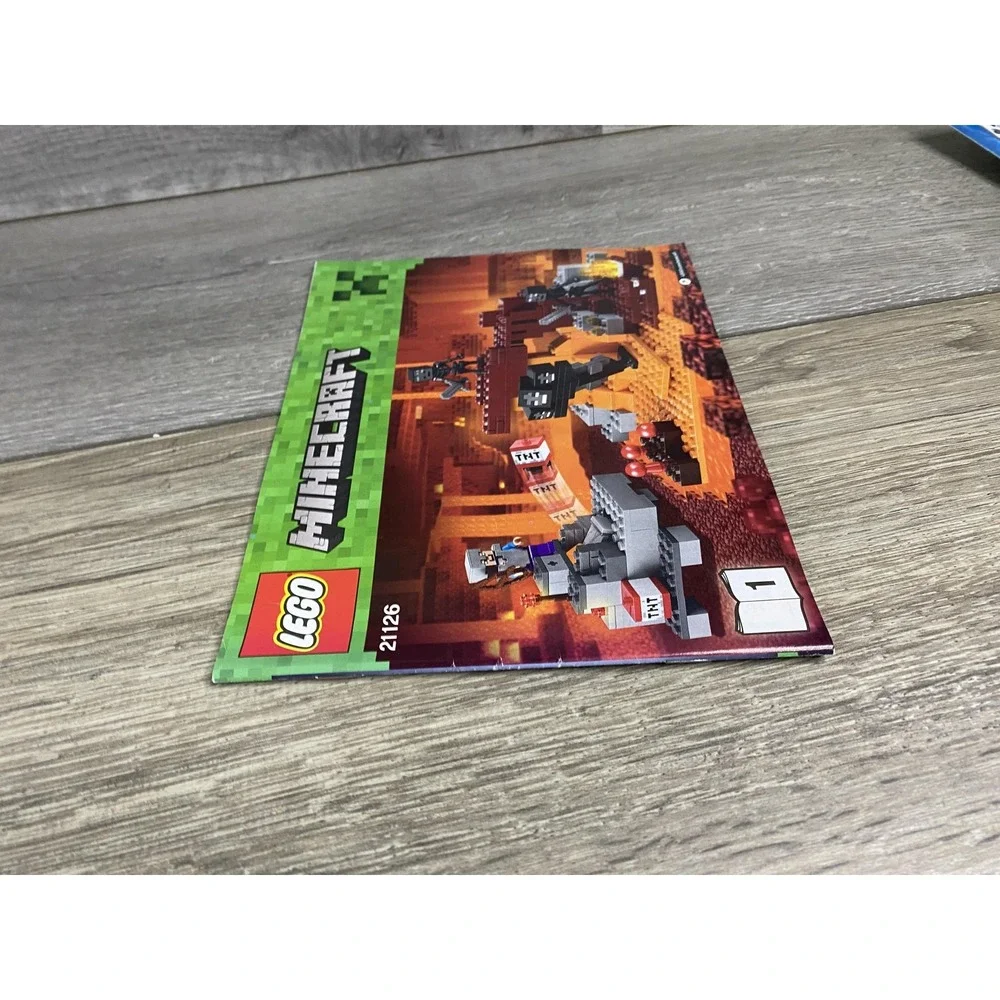 LEGO Minecraft 21126 The Wither Instruction Manual‎ Book 1 2016 Illustrated Set